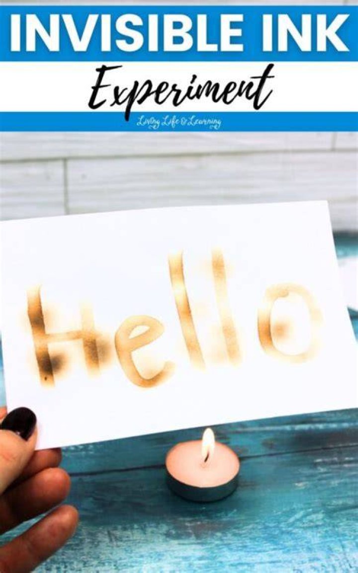 Is invisible ink real?